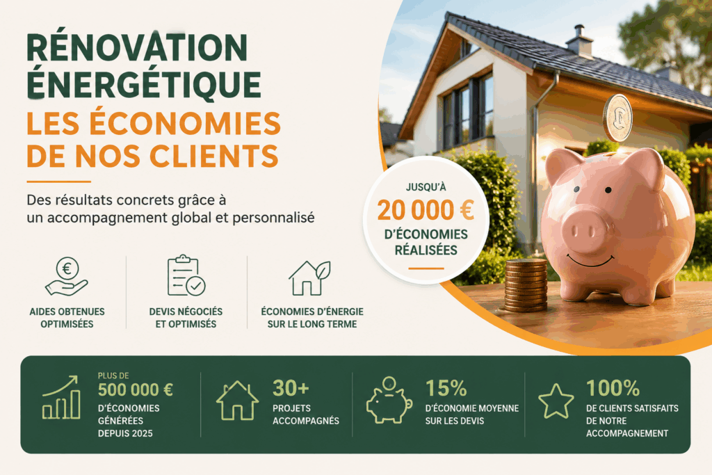 Rénovation énergétique - Economiser de l'argent sur vos travaux