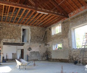 Création d'ouvertures maison ancienne